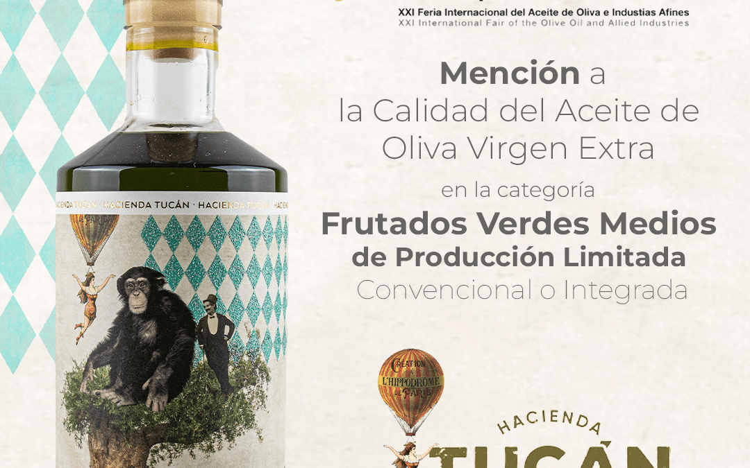Nuestro AOVE PICUAL recibe una mención en Expoliva 2023